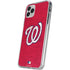 MLB Washington Nationals - Solid Distressed iPhone 11 Pro Clear Case