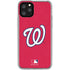 MLB Washington Nationals - Solid Distressed iPhone 11 Pro Clear Case