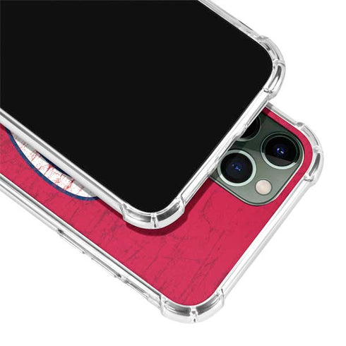 MLB Washington Nationals - Solid Distressed iPhone 11 Pro Max Clear Case