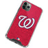 MLB Washington Nationals - Solid Distressed iPhone 11 Pro Max Clear Case