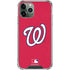 MLB Washington Nationals - Solid Distressed iPhone 11 Pro Max Clear Case