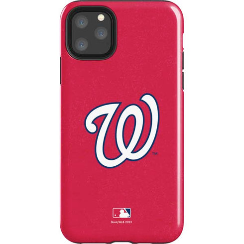 MLB Washington Nationals - Solid Distressed iPhone 11 Pro Max Impact Case