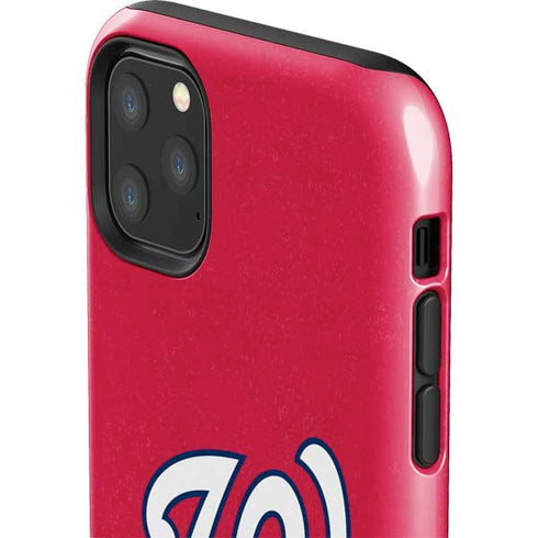 MLB Washington Nationals - Solid Distressed iPhone 11 Pro Max Impact Case