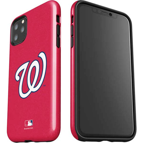 MLB Washington Nationals - Solid Distressed iPhone 11 Pro Max Impact Case