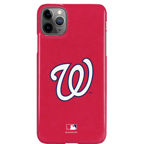 MLB Washington Nationals - Solid Distressed iPhone 11 Pro Max Lite Case