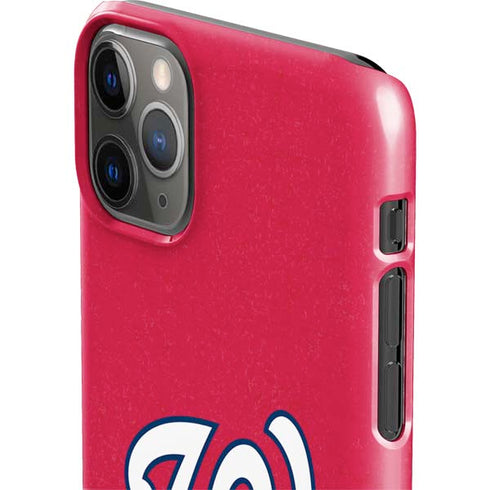 MLB Washington Nationals - Solid Distressed iPhone 11 Pro Max Lite Case