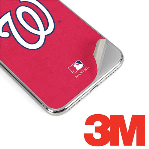 MLB Washington Nationals - Solid Distressed iPhone 11 Pro Skin