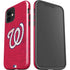 MLB Washington Nationals - Solid Distressed iPhone 12 Impact Case