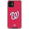 MLB Washington Nationals - Solid Distressed iPhone 12 Mini Clear Case