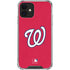 MLB Washington Nationals - Solid Distressed iPhone 12 Mini Clear Case