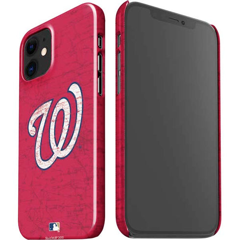 MLB Washington Nationals - Solid Distressed iPhone 12 Mini Lite Case