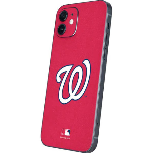 MLB Washington Nationals - Solid Distressed iPhone 12 Mini Skin
