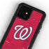 MLB Washington Nationals - Solid Distressed iPhone 12 Mini Waterproof Case