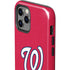 MLB Washington Nationals - Solid Distressed iPhone 12 Pro Impact Case