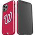 MLB Washington Nationals - Solid Distressed iPhone 12 Pro Max Impact Case