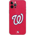 MLB Washington Nationals - Solid Distressed iPhone 12 Pro Max Skin