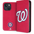 MLB Washington Nationals - Solid Distressed iPhone 13 Folio Case