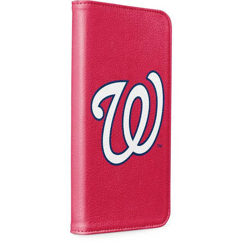 MLB Washington Nationals - Solid Distressed iPhone 13 Folio Case