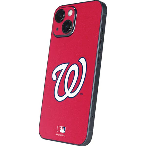 MLB Washington Nationals - Solid Distressed iPhone 13 Mini Skin