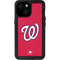 MLB Washington Nationals - Solid Distressed iPhone 13 Mini Waterproof Case