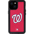 MLB Washington Nationals - Solid Distressed iPhone 13 Mini Waterproof Case