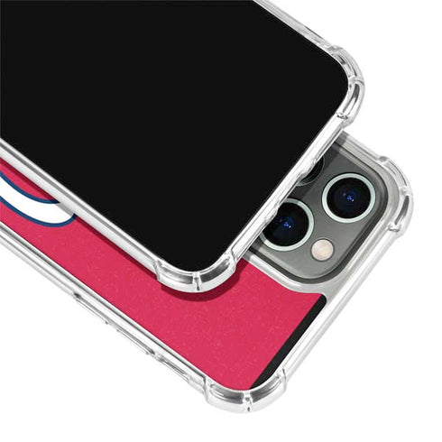 MLB Washington Nationals - Solid Distressed iPhone 13 Pro Clear Case