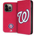 MLB Washington Nationals - Solid Distressed iPhone 13 Pro Folio Case