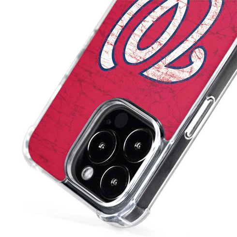 MLB Washington Nationals - Solid Distressed iPhone 13 Pro MagSafe Case