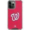 MLB Washington Nationals - Solid Distressed iPhone 13 Pro Max Clear Case