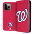 MLB Washington Nationals - Solid Distressed iPhone 13 Pro Max Folio Case