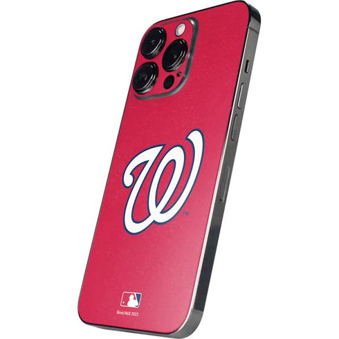 MLB Washington Nationals - Solid Distressed iPhone 13 Pro Skin