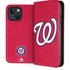 MLB Washington Nationals - Solid Distressed iPhone 14 Plus Folio Case