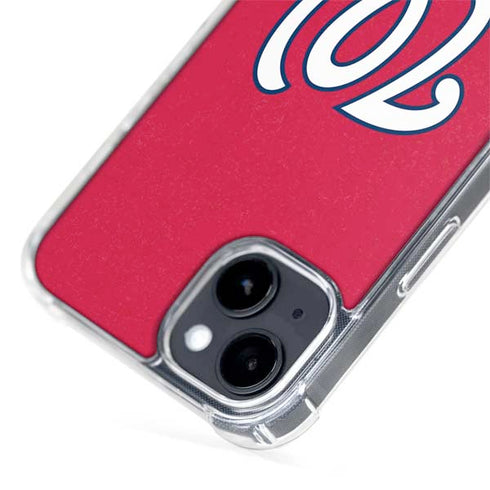 MLB Washington Nationals - Solid Distressed iPhone 15 Plus MagSafe Case
