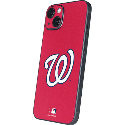 MLB Washington Nationals - Solid Distressed iPhone 14 Plus Skin