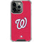 MLB Washington Nationals - Solid Distressed iPhone 15 Pro Clear Case