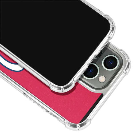 MLB Washington Nationals - Solid Distressed iPhone 15 Pro Clear Case