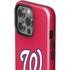 MLB Washington Nationals - Solid Distressed iPhone 15 Pro Impact Case
