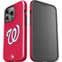 MLB Washington Nationals - Solid Distressed iPhone 15 Pro Impact Case