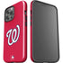 MLB Washington Nationals - Solid Distressed iPhone 14 Pro Max Impact Case