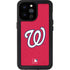 MLB Washington Nationals - Solid Distressed iPhone 14 Pro Max Waterproof Case