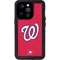 MLB Washington Nationals - Solid Distressed iPhone 14 Pro Waterproof Case