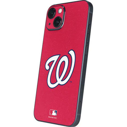 MLB Washington Nationals - Solid Distressed iPhone 14 Skin