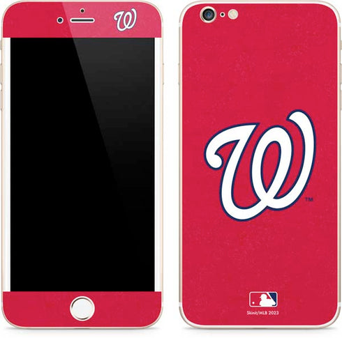 MLB Washington Nationals - Solid Distressed iPhone 6/6s Plus Skin