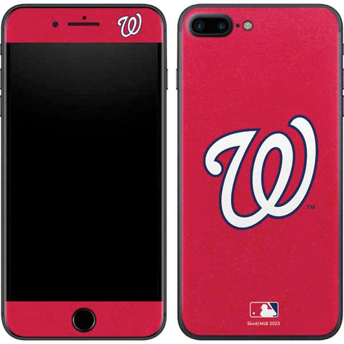 MLB Washington Nationals - Solid Distressed iPhone 8 Plus Skin