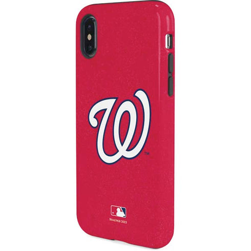 MLB Washington Nationals - Solid Distressed iPhone X Pro Case
