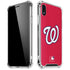 MLB Washington Nationals - Solid Distressed iPhone XR Clear Case