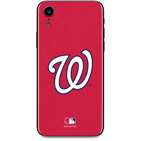 MLB Washington Nationals - Solid Distressed iPhone XR Skin