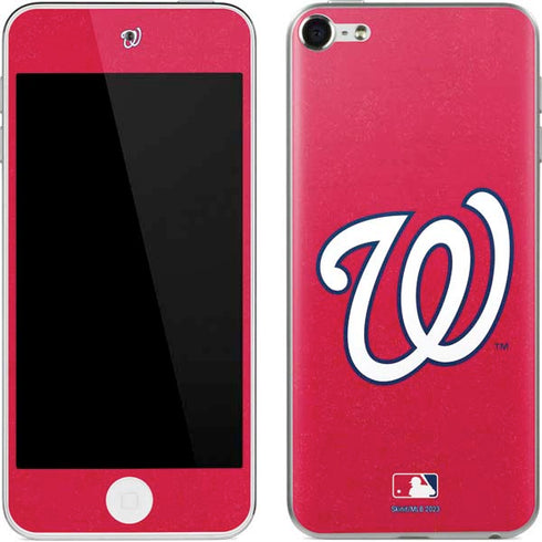 MLB Washington Nationals - Solid Distressed Apple iPod Skin
