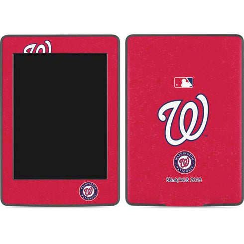 MLB Washington Nationals - Solid Distressed Amazon Kindle Skin