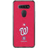MLB Washington Nationals - Solid Distressed LG K51/Q51 Clear Case
